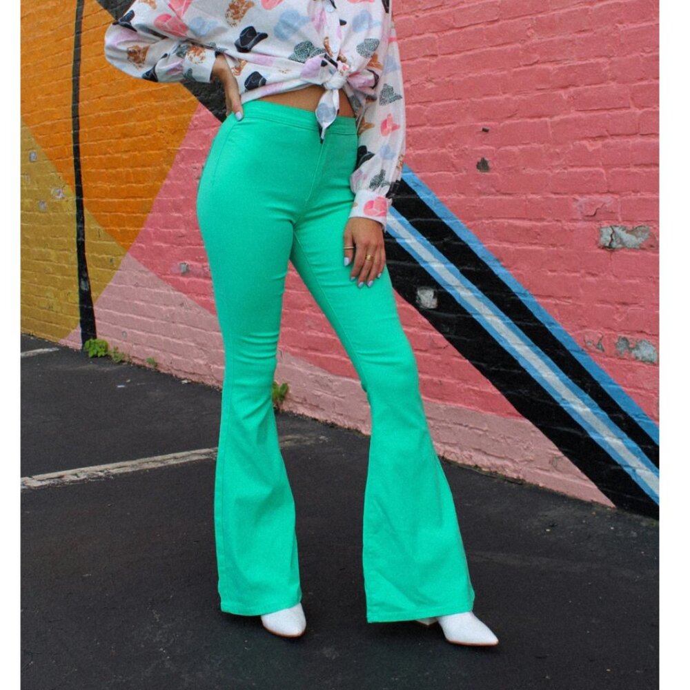 Teal Pants